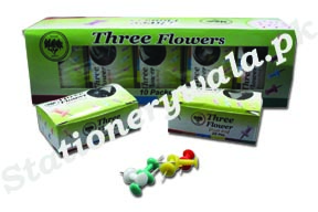 Push Pin Three flowers brand 1×25 pieces